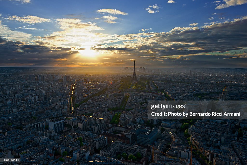 Sunset on Paris