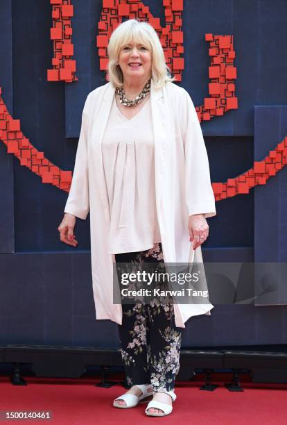 Alison Steadman arrives at the National Portrait Gallery Re-Opening on June 20, 2023 in London, England.