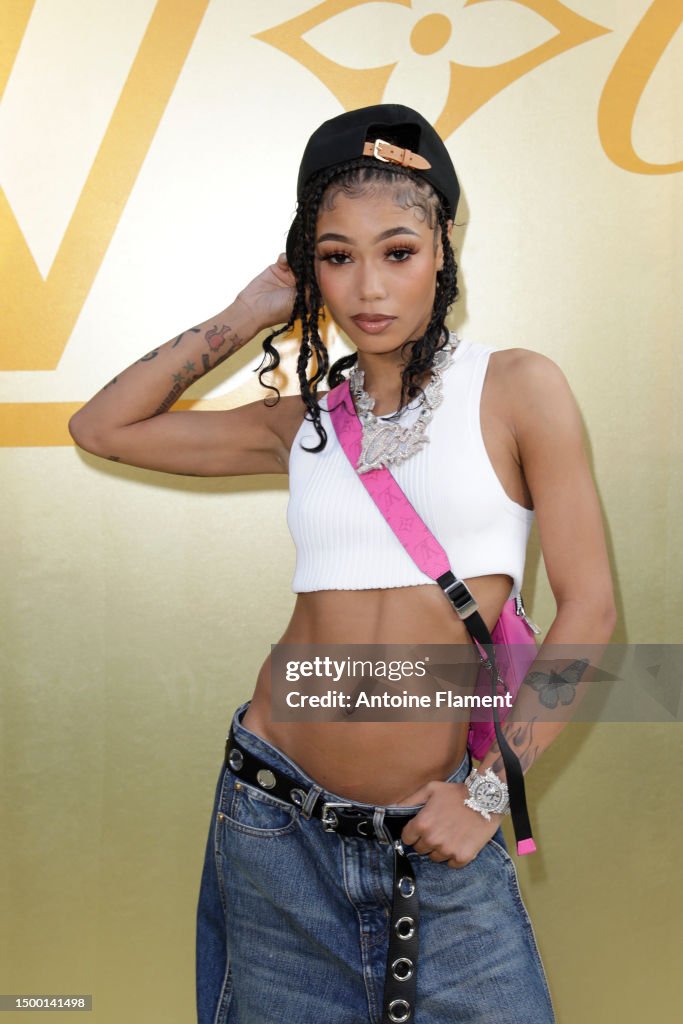 Coi Leray attends the Louis Vuitton Menswear Spring/Summer 2024 show  News Photo - Getty Images