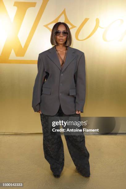 Kelly Rowland attends the Louis Vuitton Menswear Spring/Summer 2024 show as part of Paris Fashion Week on June 20, 2023 in Paris, France.