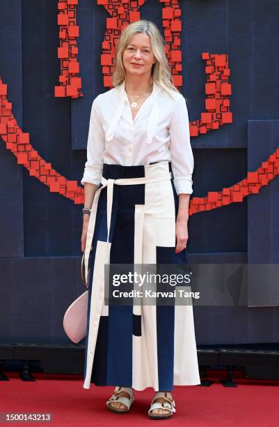 Lady Helen Taylor arrives at the National Portrait Gallery Re-Opening on June 20, 2023 in London, England.