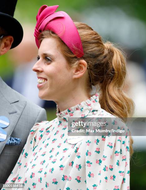 Princess Beatrice attends day one of Royal Ascot 2023 at Ascot Racecourse on June 20, 2023 in Ascot, England.