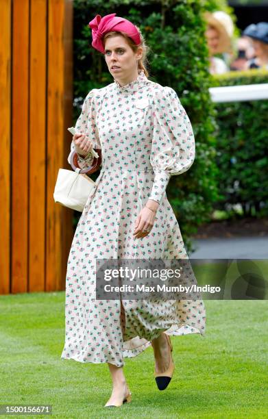 Princess Beatrice attends day one of Royal Ascot 2023 at Ascot Racecourse on June 20, 2023 in Ascot, England.