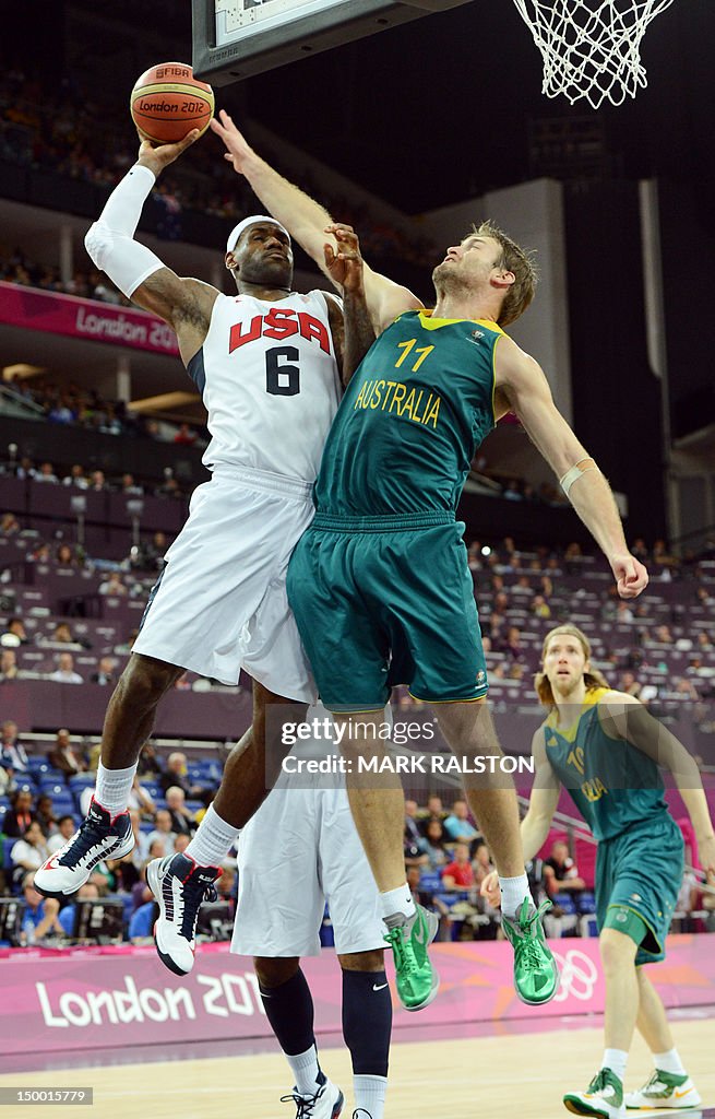 Australian forward Mark Worthington (R)