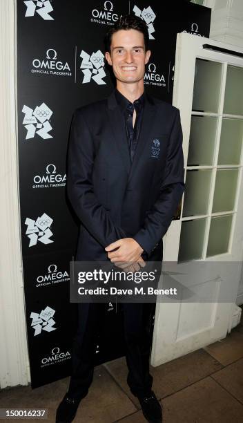 Great Britain Olympic athlete Peter Wilson attends 'Athletics Night' at OMEGA House, OMEGA's official residence during the London 2012 Olympic Games,...