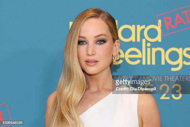 Jennifer Lawrence attends Sony Pictures' "No Hard Feelings" premiere at AMC Lincoln Square Theater on June 20, 2023 in New York City.