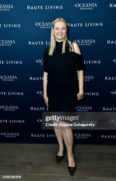 Alissa Roever attends the Haute Living dinner celebrating Kristin Davis with Oceania Cruises and Haute Jets at Avra Madison Estiatorio on June 20,...