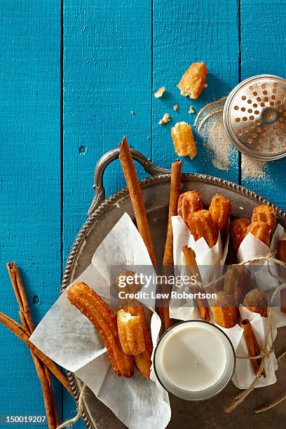 mexican churros - churros stock pictures, royalty-free photos & images