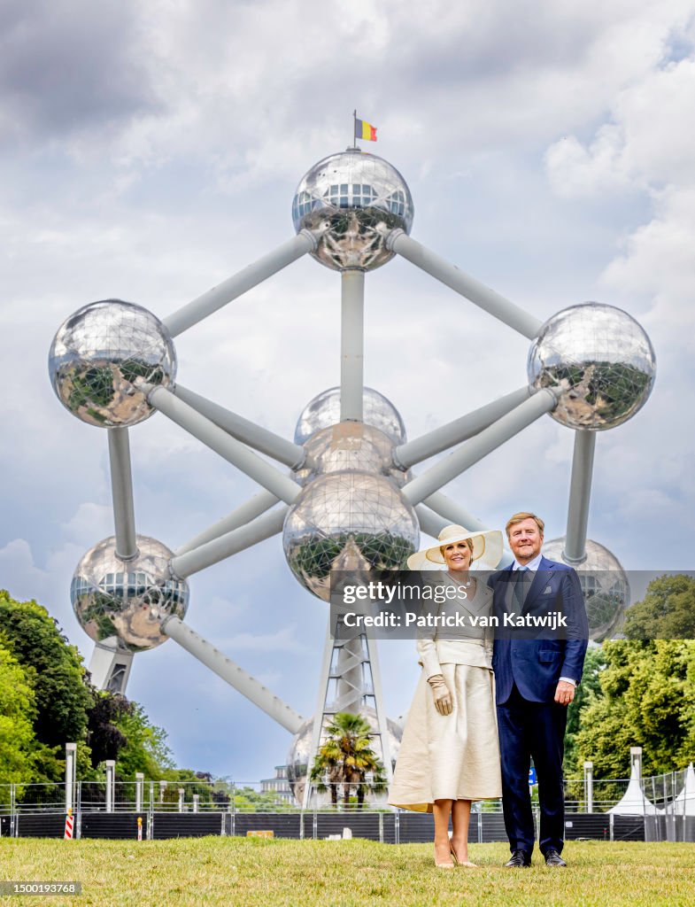 Dutch Royals State Visit To Belgium : Day One In Brussels