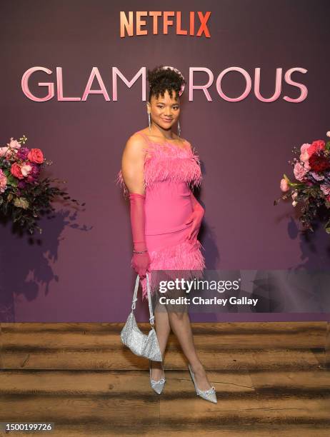 Jade Payton attends Netflix's Glamorous Clips & Conversation at Netflix Home Theater on June 20, 2023 in Los Angeles, California.