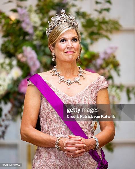 Dutch Royals State Visit To Belgium : Dinner At The Laeken Castle Dutch Royals State Visit To Belgium : Dinner At The Laeken Castle