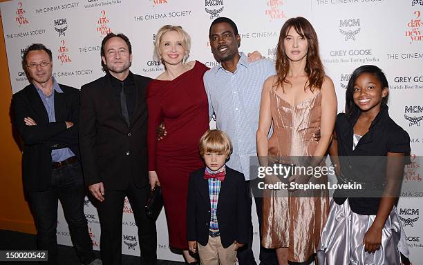 Producer Christophe Mazodier, writer Alex Nahon, actress Julie Delpy, actor Owen Shipman, actor Chris Rock, actress Alexia Landeau, and actress Talen...