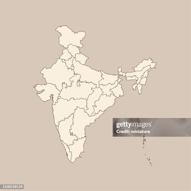 india map - india map stock illustrations