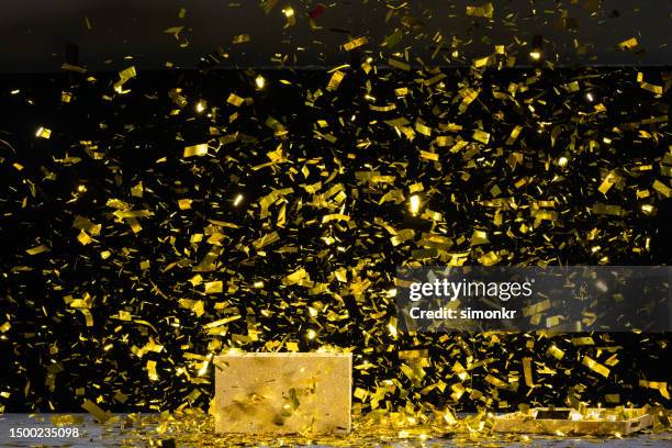 794 Gold Confetti Burst Stock Photos, High-Res Pictures, and Images ...