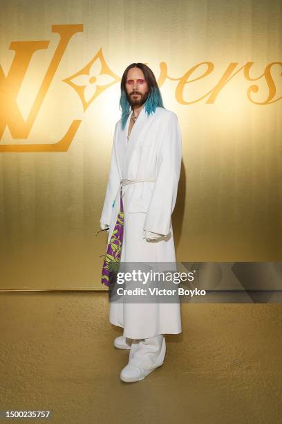 Jared Leto attends the Louis Vuitton Menswear Spring/Summer 2024 show as part of Paris Fashion Week on June 20, 2023 in Paris, France.