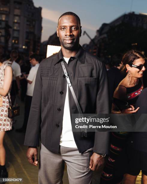 Omar Sy attends the the Louis Vuitton Menswear Spring/Summer 2024 show as part of Paris Fashion Week on June 20, 2023 in Paris, France.
