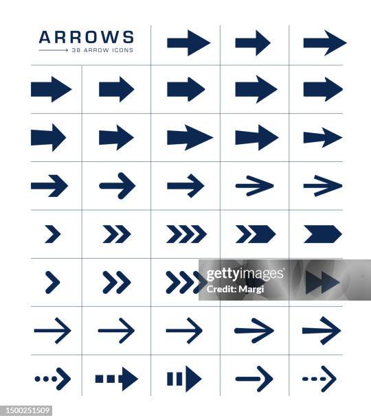 bildbanksillustrationer, clip art samt tecknat material och ikoner med arrow and cursor icons - arrows
