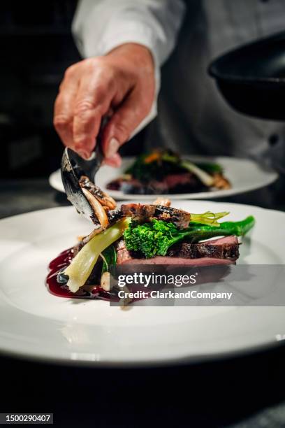 carne de venado - servicio de calidad fotografías e imágenes de stock