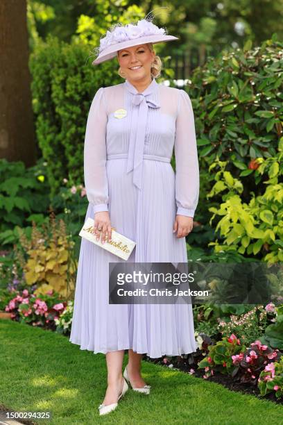 Natalie Rushdie attends day two of Royal Ascot 2023 at Ascot Racecourse on June 21, 2023 in Ascot, England.