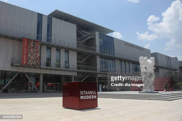 The works exhibited at Istanbul Modern were presented to the attention of art lovers on June 21, 2023 in Istanbul, Turkiye. Renzo Piano, the...