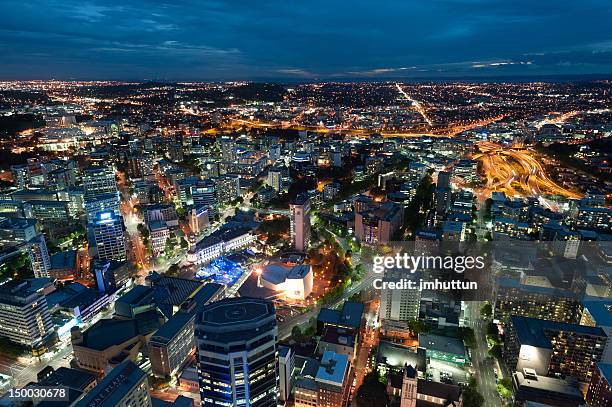 auckland - auckland aerial stock pictures, royalty-free photos & images