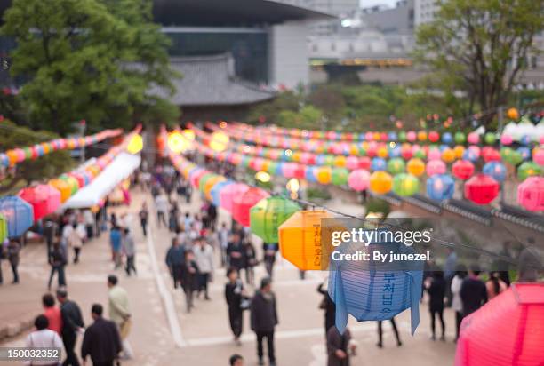 buddha's birthday - buddha's birthday stock-fotos und bilder