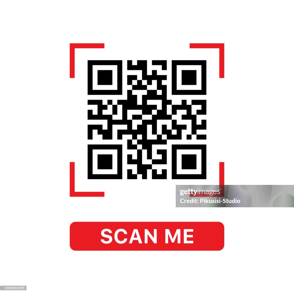Qr Code Text Scanner Qr Code Scan Label With Scan Me Text Qr Code For Smartphone Payment ...