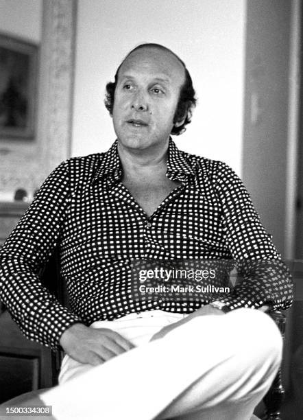 Record Producer/A&R Executive/Record Executive/Lawyer Clive Davis seen during an interview in a bungalow at The Beverly Hills Hotel, Beverly Hills,...