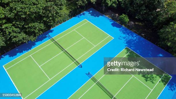 tennis courts - baseline stock pictures, royalty-free photos & images