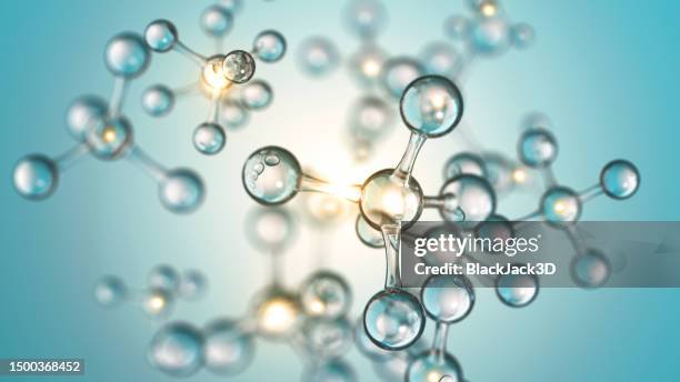 molecular structure - lights concept - kemi bildbanksfoton och bilder