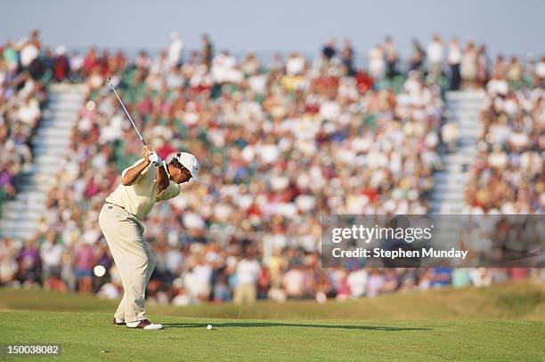 Tom Lehman of the United States during his round of 64 at the 125th Open Championship on 20tht July 1996 at the Royal Lytham and St Annes Golf Club...