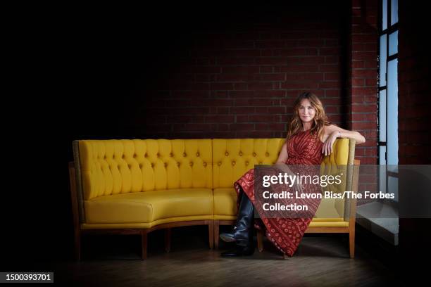 Businesswoman Dominika Kulczyk is photographed for Forbes Magazine on February 9, 2023 in London, England. CREDIT MUST READ: Levon Biss/The Forbes...