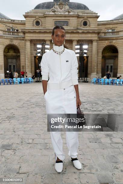 Liya Kebede attends the Wales Bonner Menswear Spring/Summer 2024 show as part of Paris Fashion Week on June 21, 2023 in Paris, France.