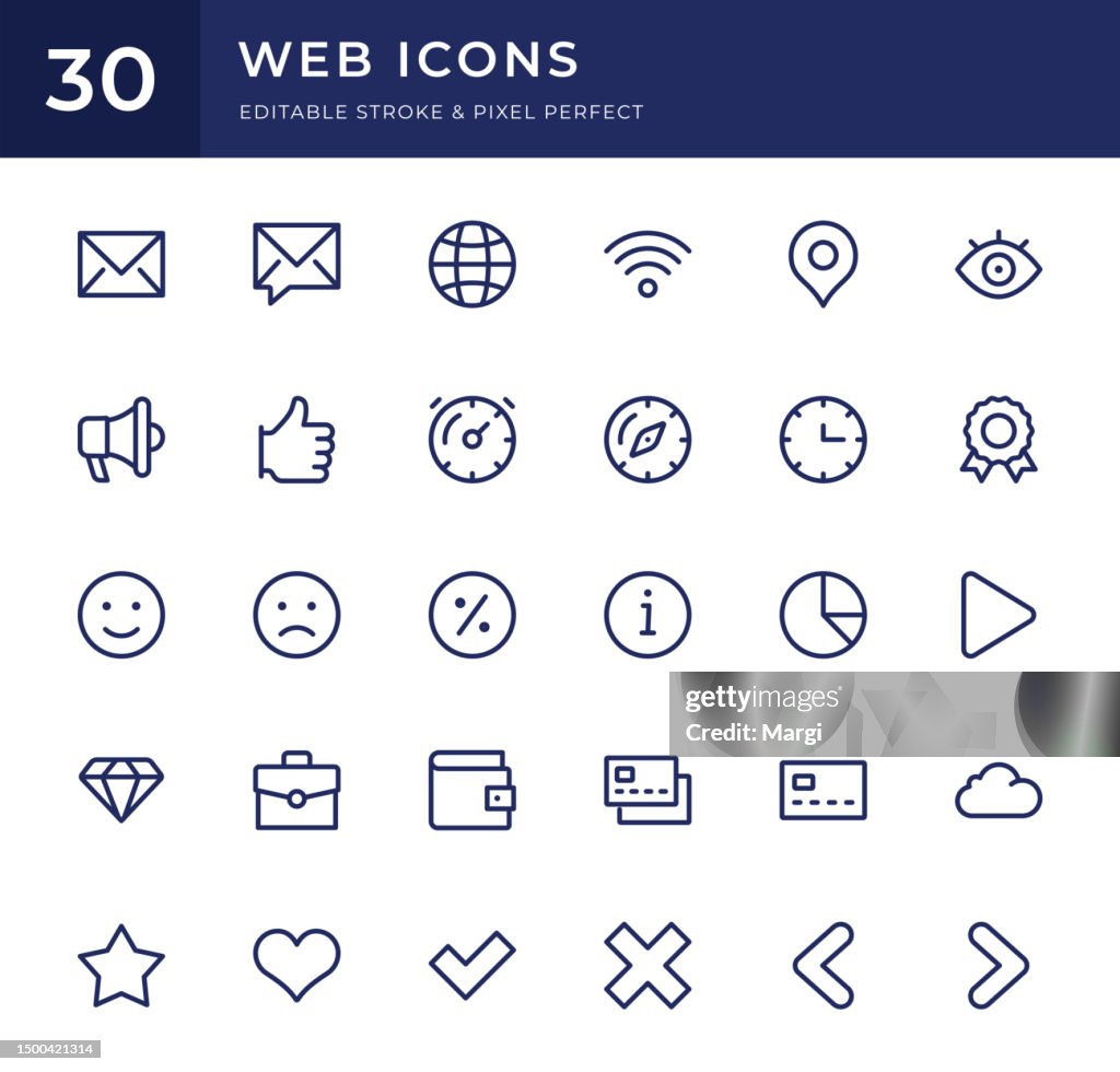 USER INTERFACE WEB ICONS