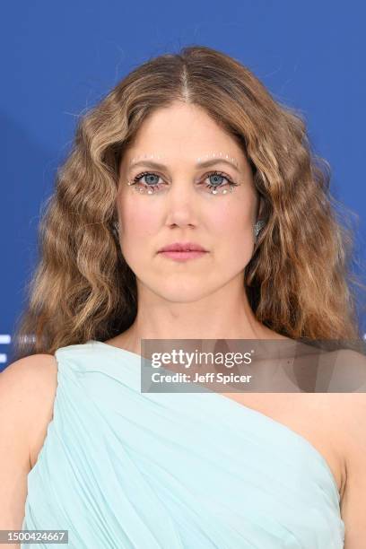Charity Wakefield arrives at the V&A 2023 Summer Party at The V&A on June 21, 2023 in London, England.