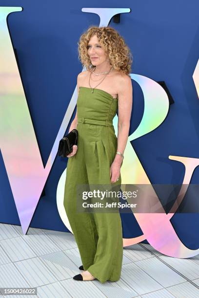 Kelly Hoppen arrives at the V&A 2023 Summer Party at The V&A on June 21, 2023 in London, England.