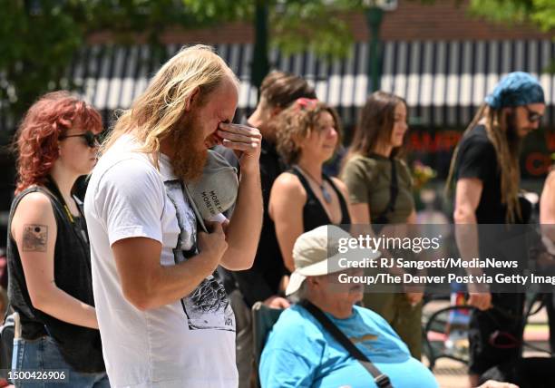 Nearby church bells rang at the moment Johnny Hurley was shot and killed two years ago in Olde Town Arvada. Hurleys good friend wipes away tears as...