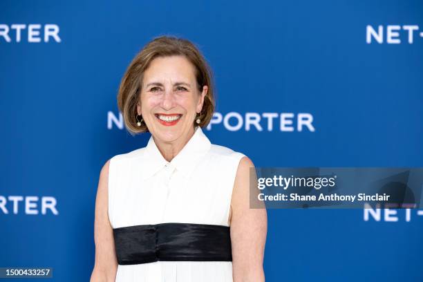 Kirsty Wark arrives at the V&A 2023 Summer Party at The V&A on June 21, 2023 in London, England.
