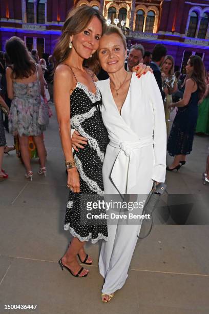 Of YOOX NET-A-PORTER Alison Loehnis and Dr Barbara Sturm attend the V&A Summer Party and DIVA exhibition preview, supported by Net-A-Porter, on June...