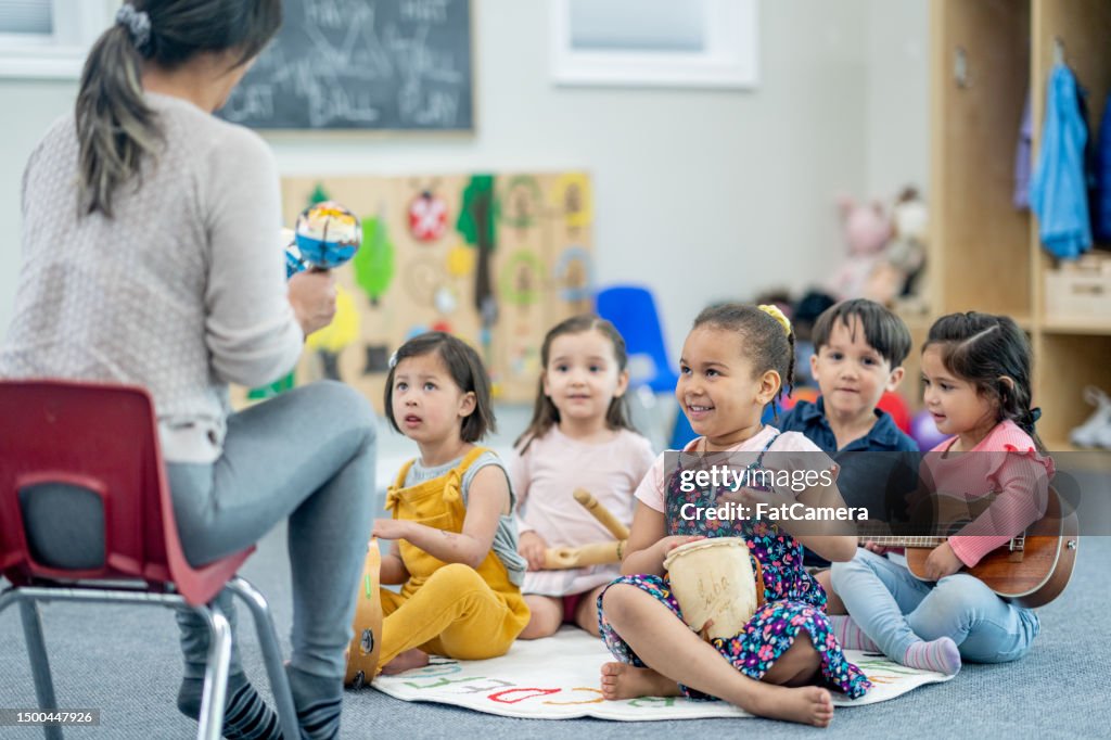 Music In Class Music In Class High-Res Stock Photo - Getty Images