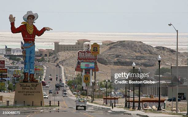 The cityscape of West Wendover, Nev. On June 29, 2007.