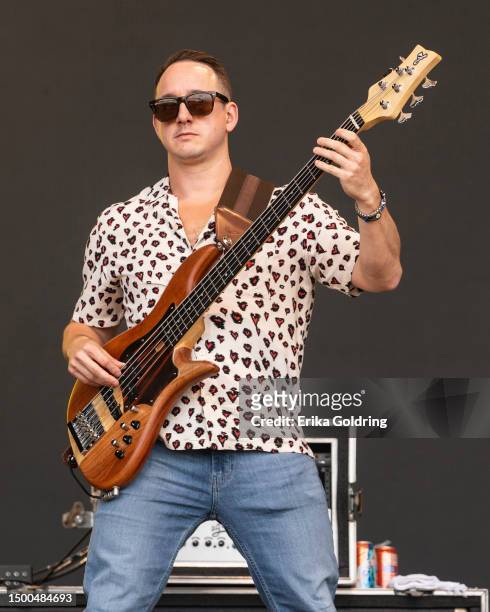 George Gekas of The Revivalists performs during 2023 Bonnaroo Music & Arts Festival on June 18, 2023 in Manchester, Tennessee.