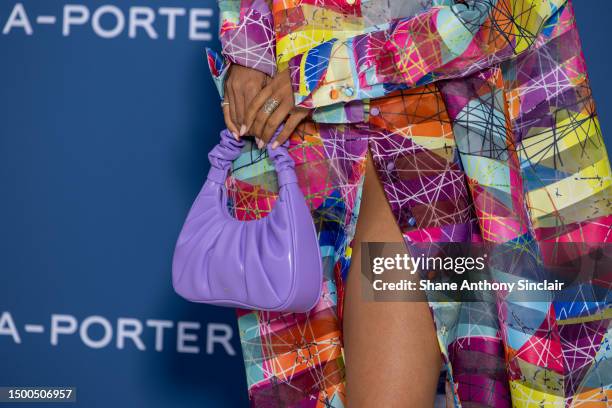 Yasmin Evans arrives at the V&A 2023 Summer Party at The V&A on June 21, 2023 in London, England.