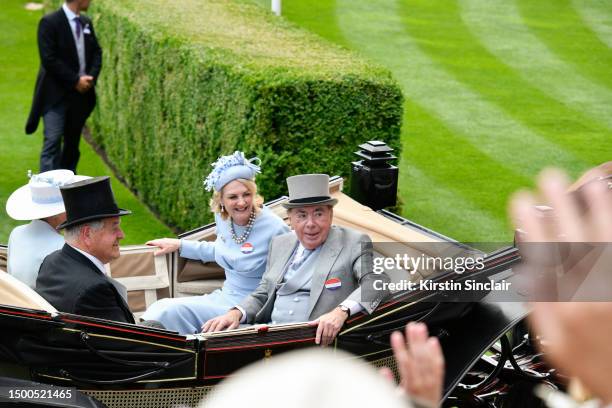 Andrew Lloyd Webber attends day two of Royal Ascot 2023 at Ascot Racecourse on June 21, 2023 in Ascot, England.