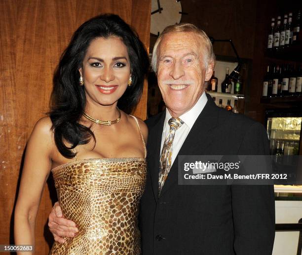 Wilnelia Merced and Sir Bruce Forsyth attend as Naomi Campbell hosts an Olympic Celebration Dinner in partnership with Fashion For Relief, Interview...