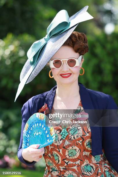 Claire Shell attends day three of Royal Ascot 2023 at Ascot Racecourse on June 22, 2023 in Ascot, England.