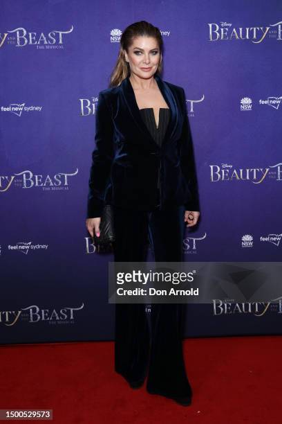 Natalie Bassingthwaighte attends opening night of "Beauty & The Beast" at the Capitol Theatre on June 22, 2023 in Sydney, Australia.