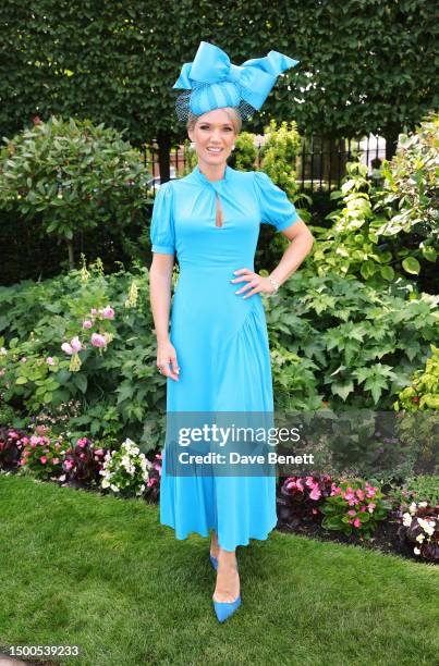 Charlotte Hawkins attends Royal Ascot 2023 at Ascot Racecourse on June 22, 2023 in Ascot, England.