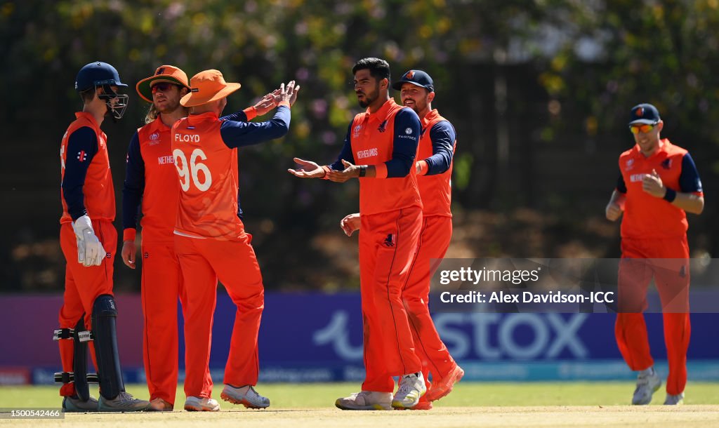 Netherlands v USA - ICC Men's Cricket World Cup Qualifier Zimbabwe 2023