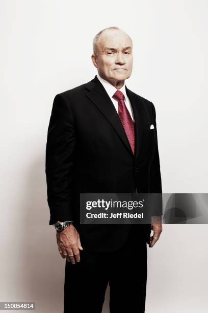 New York City Police Commissioner, Ray Kelly is photographed for Newsweek on May 9, 2012 in New York City.